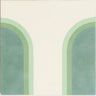 Moclin Arch Tealish Cement Tile