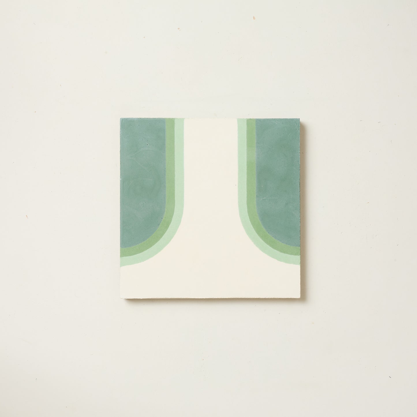 Moclin Arch Tealish Cement Tile