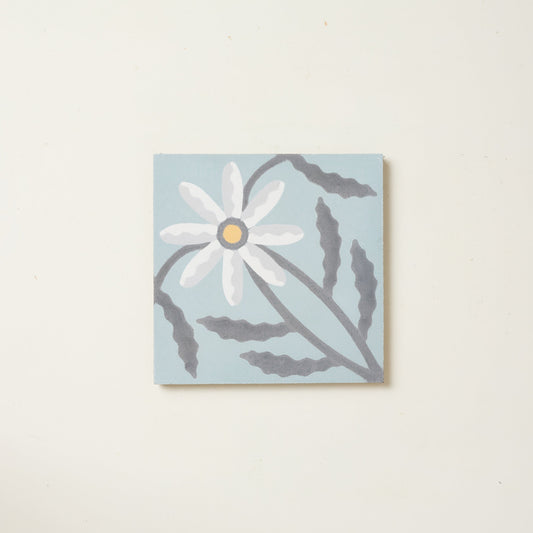 Montauk Daisy Scattering Sky Cement Tile