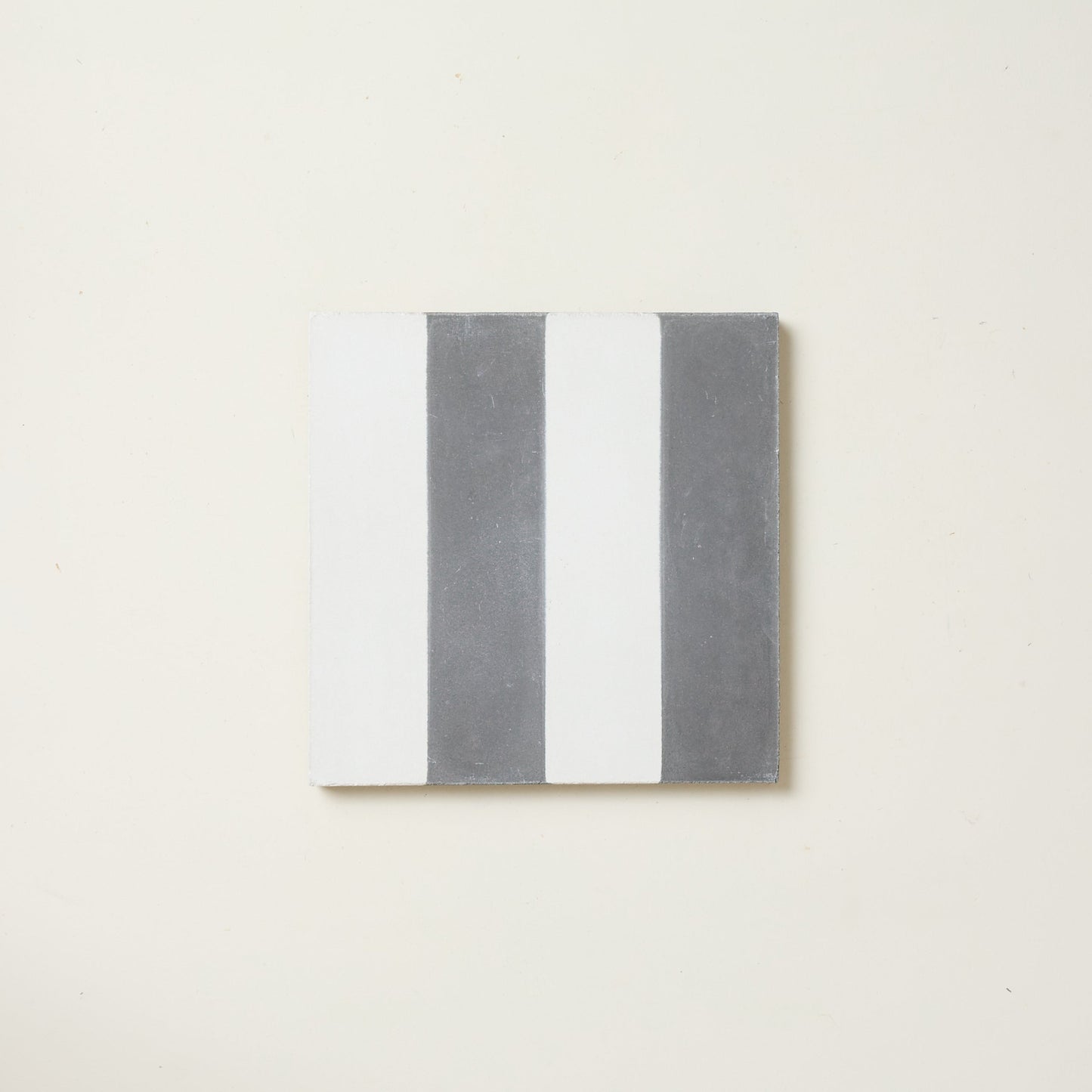 Soot Wide Stripe Cement Tile
