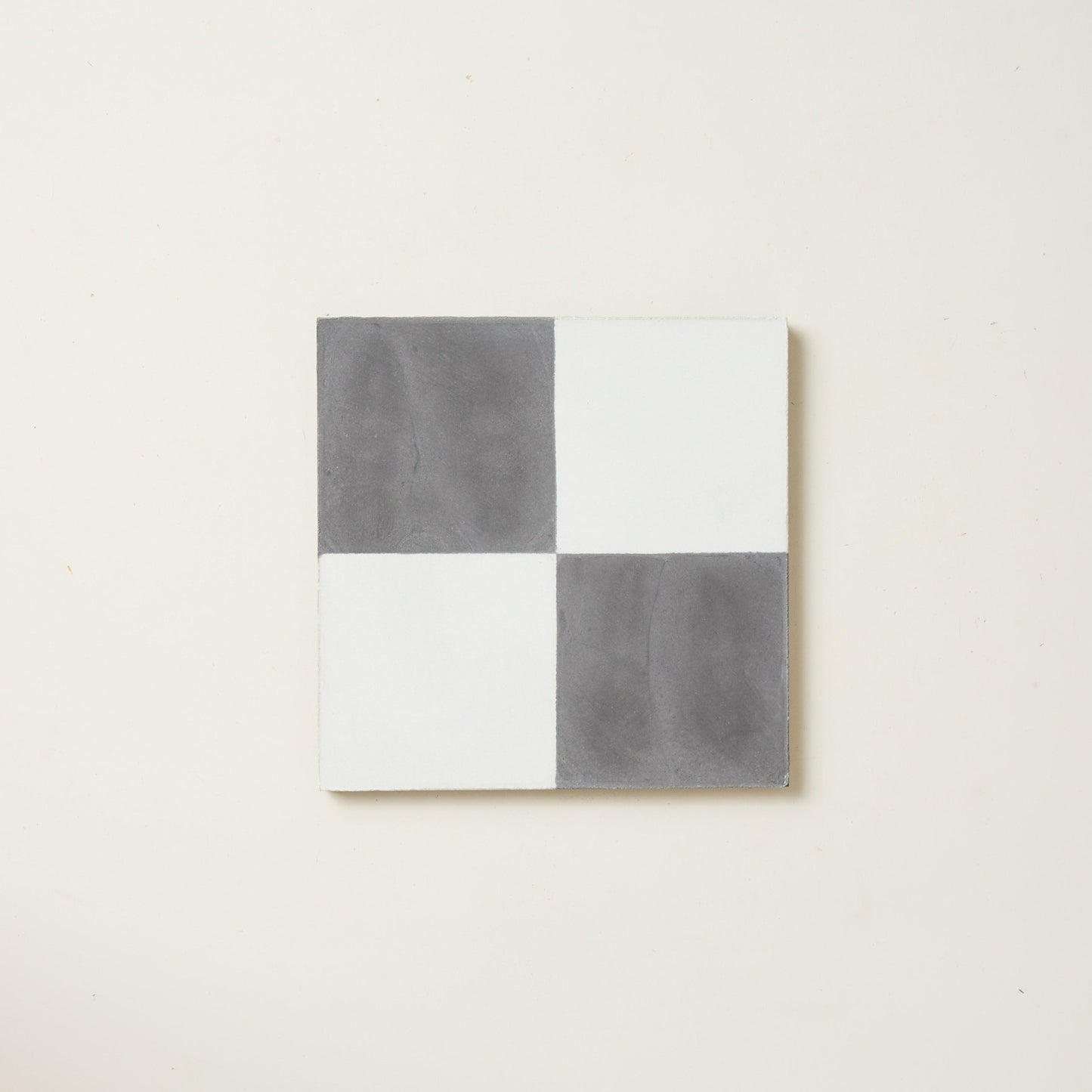 Soot Chequerboard Cement Tile