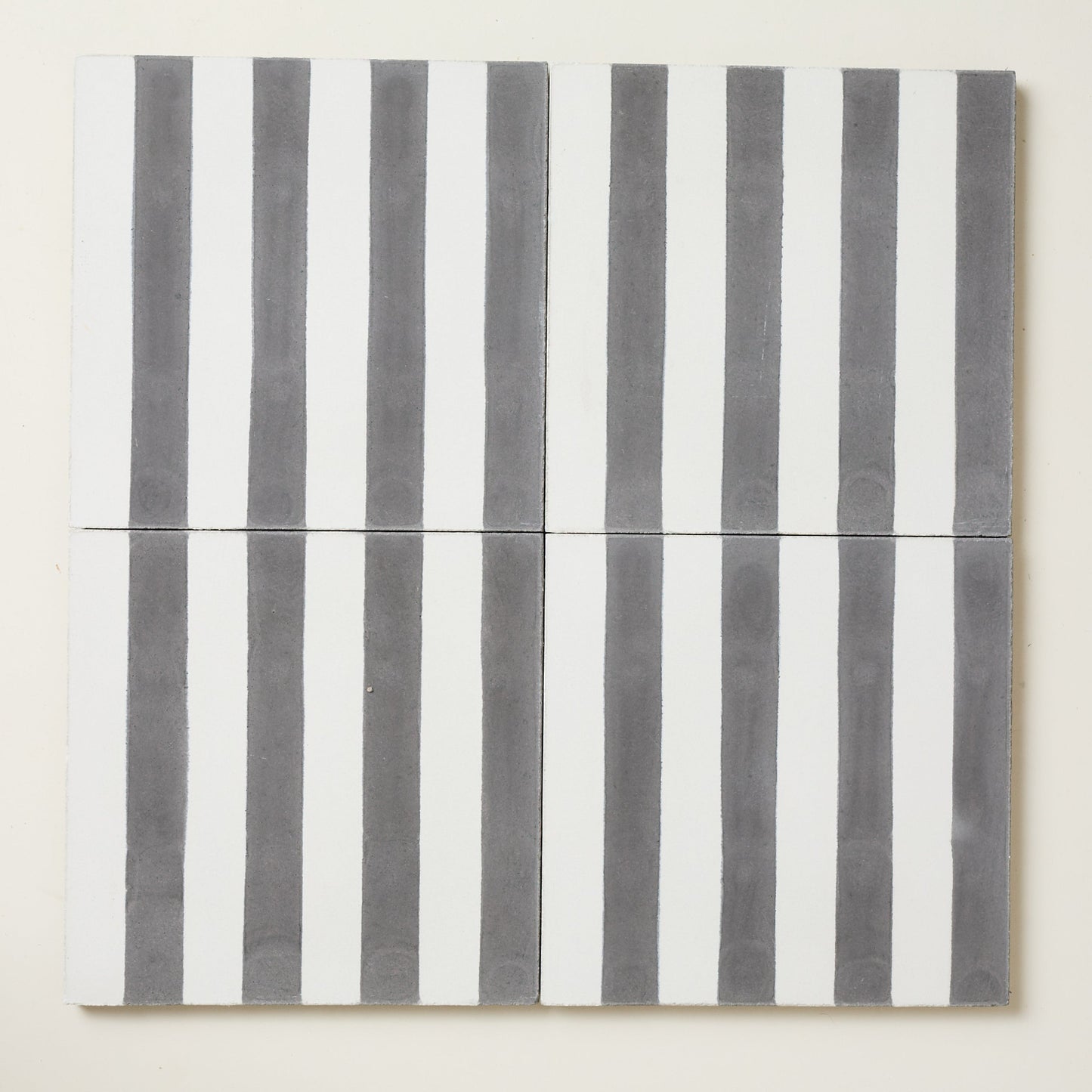 Soot Midi Stripe Cement Tile