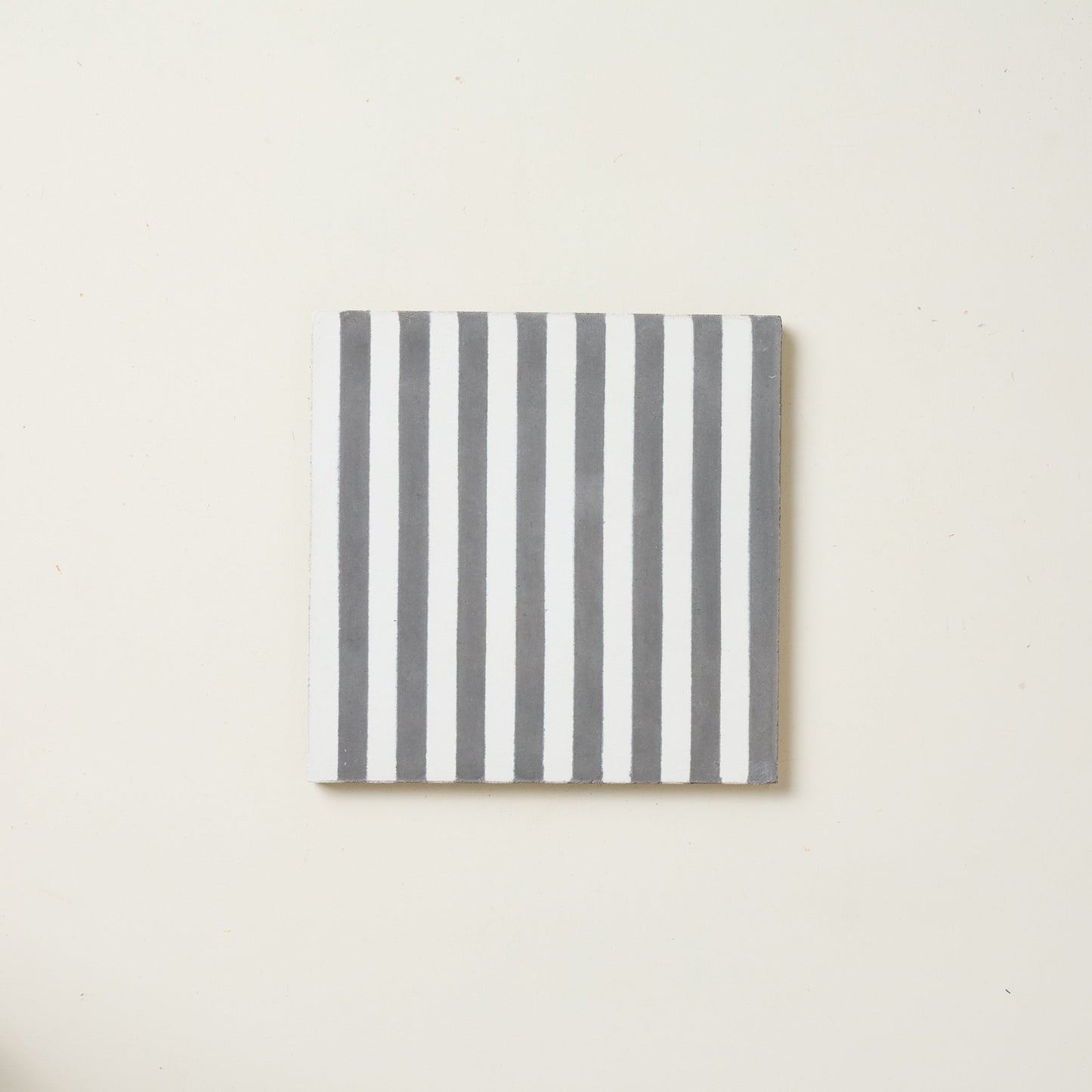 Soot Skinny Stripe Cement Tile