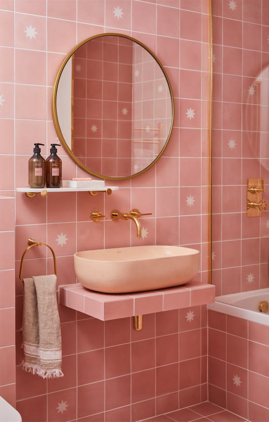 Customer photo showing Bert &amp; May tiles in use