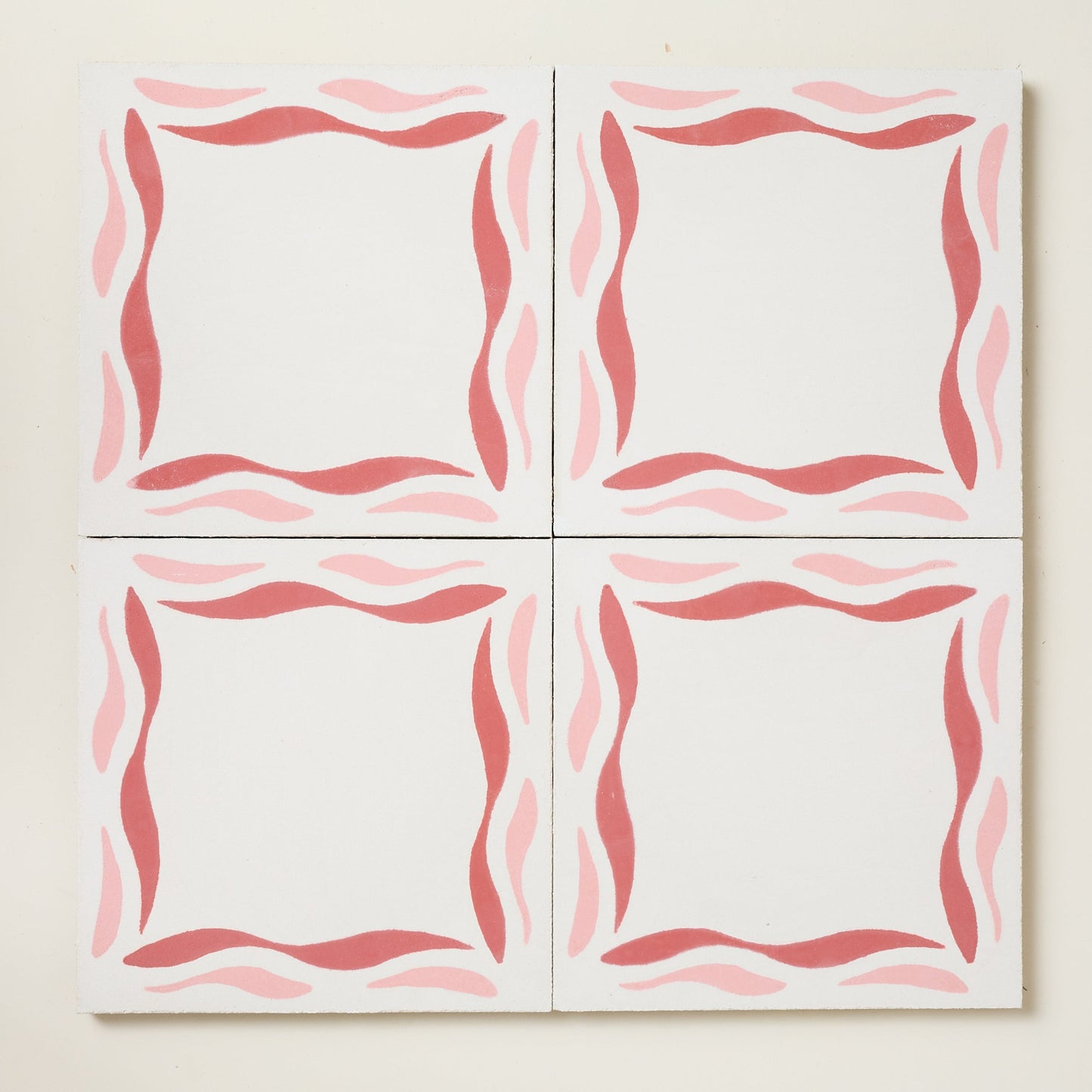 Pink Sea Grape Cement Tile
