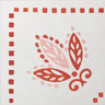 Pink Urn Corner Cement Tile