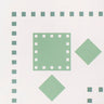 Green Diamond Corner Porcelain Tile