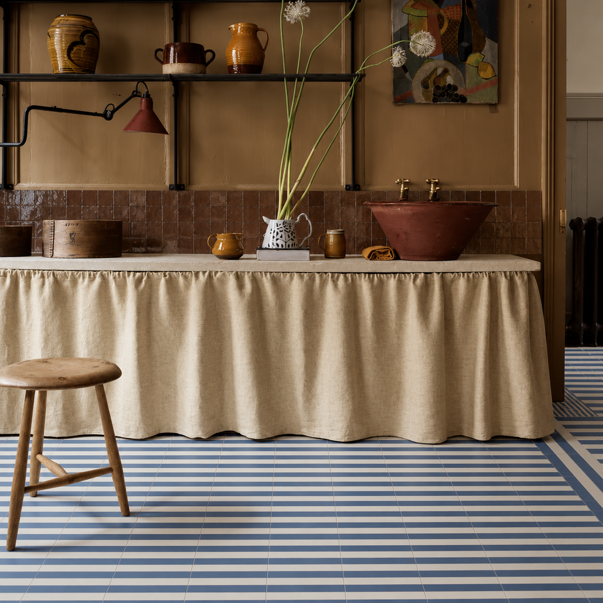 Midi Stripe in Dibble Porcelain