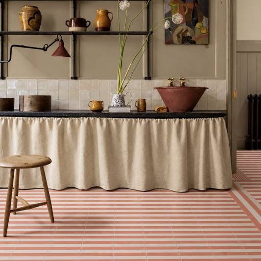 Midi Stripe in Rusty Porcelain
