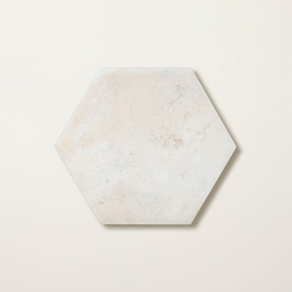 White Terracotta Remastered Hexagonal