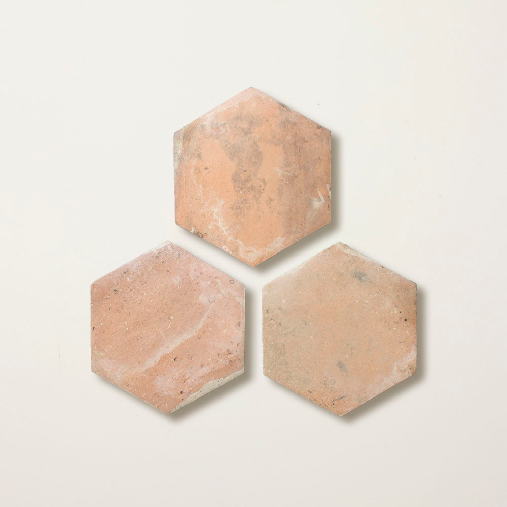 Aged Terracotta Remastered Hexagonal