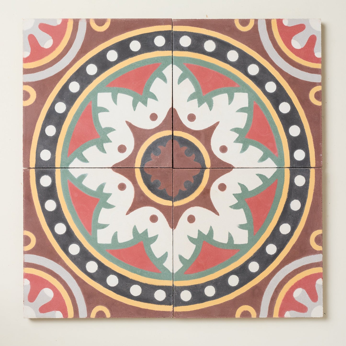 Quinta Marron Cement Tile