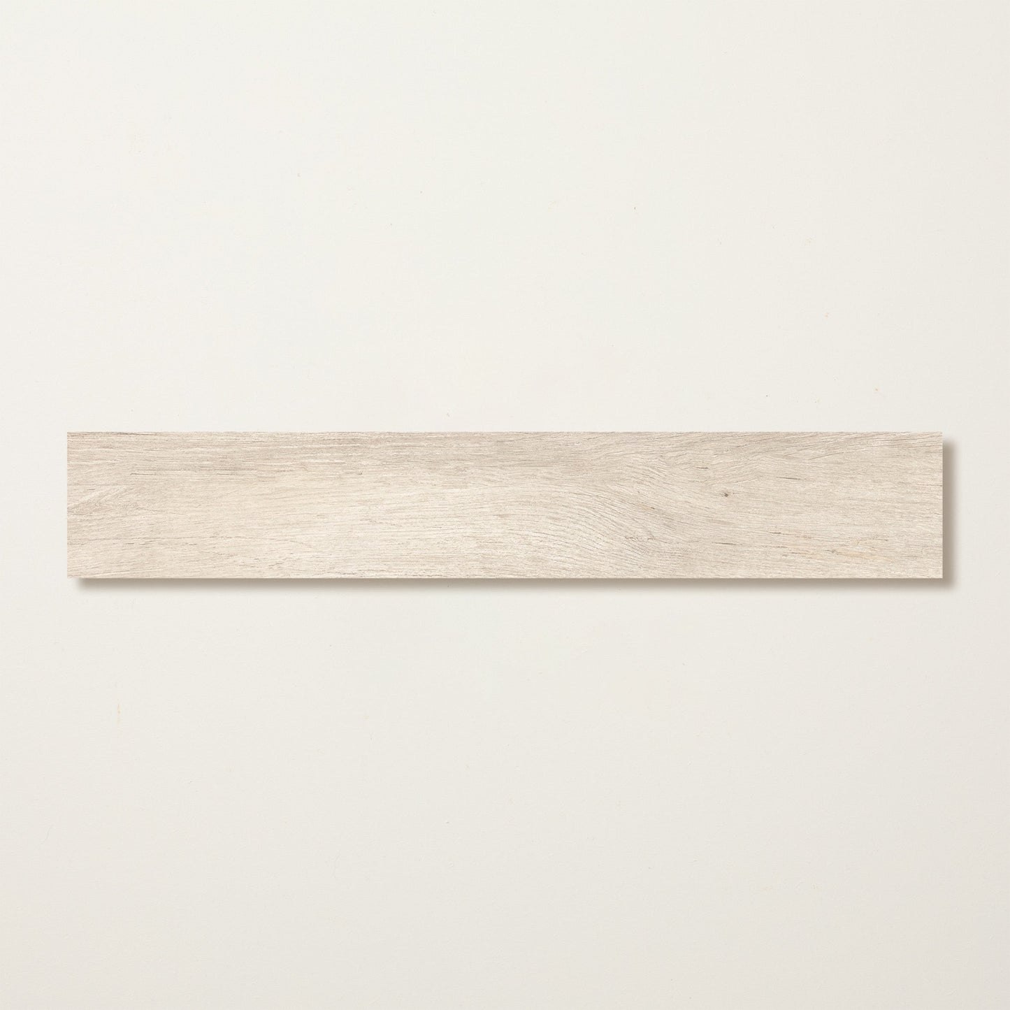 Rectangular wooden panel on a light gray background