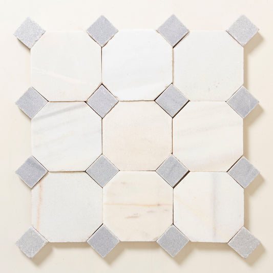 Reclaimed Marble Mosaic Gris