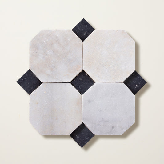 Reclaimed Marble Mosaic Hierro