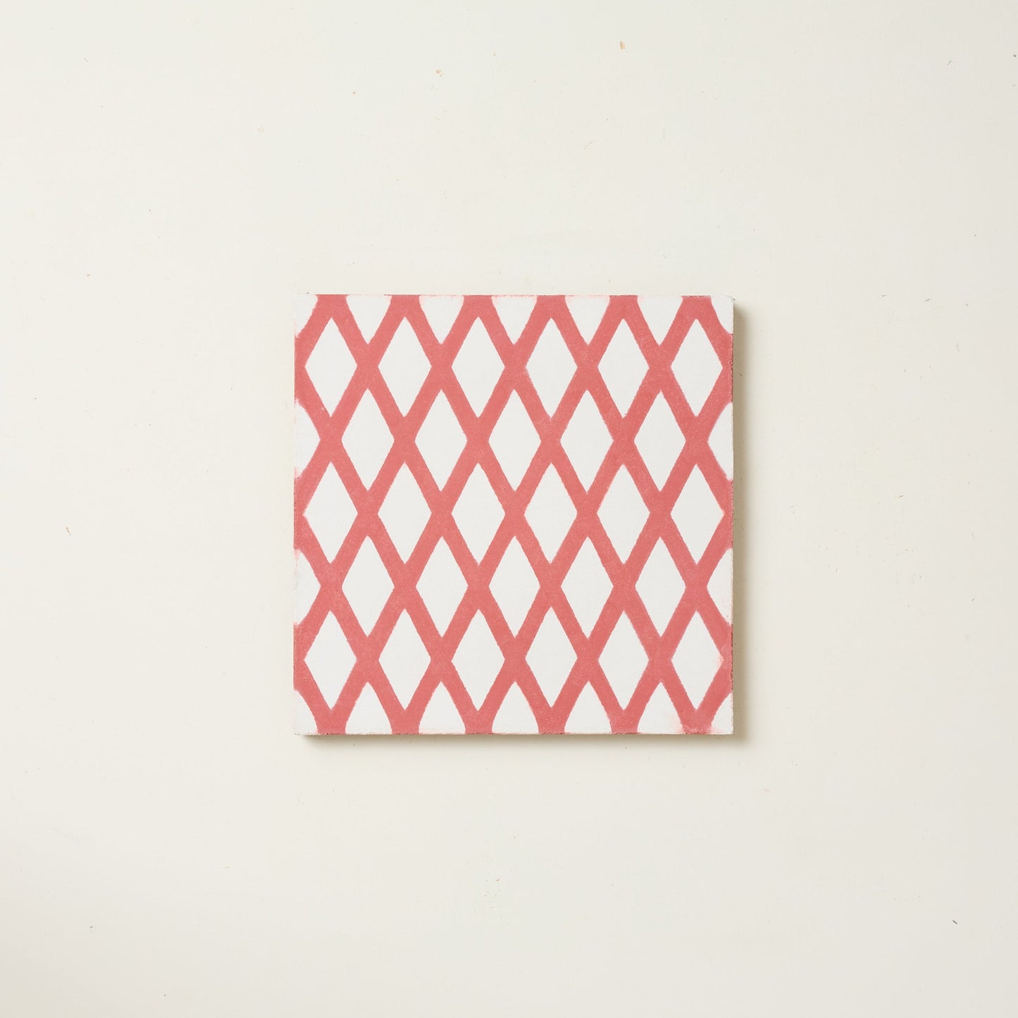 Red Lattice Cement Tile