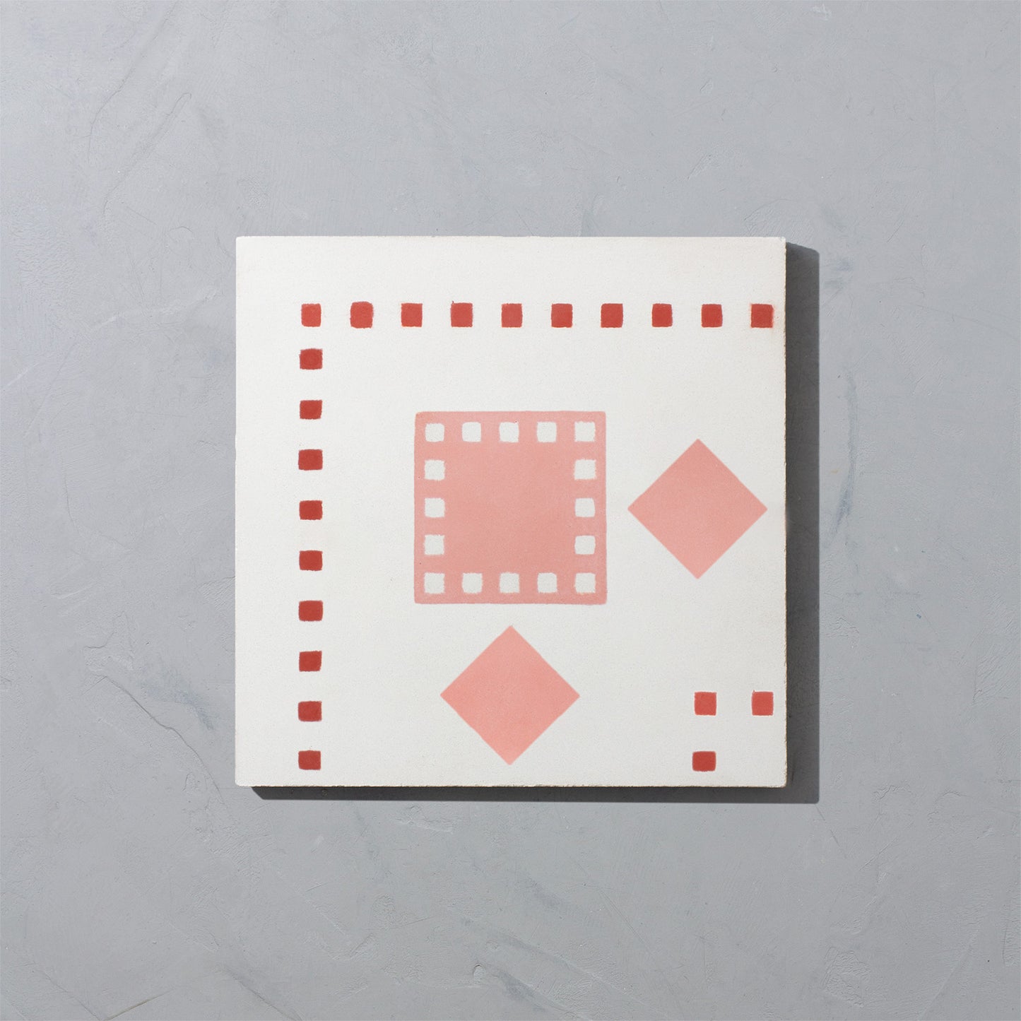 Pink Diamond Corner Cement Tile