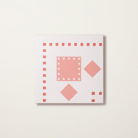 Pink Diamond Corner Porcelain Tile
