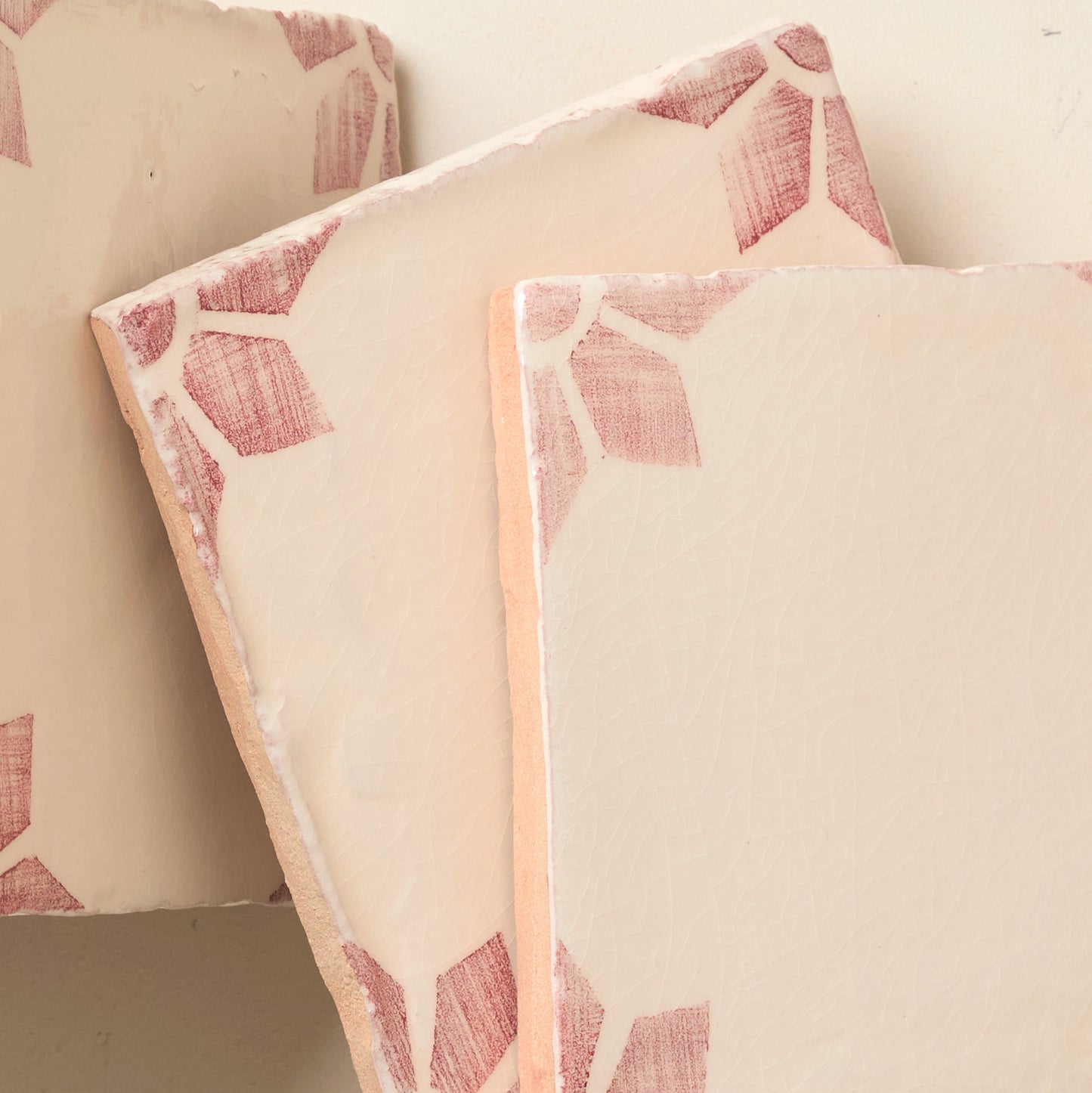 Rediscovered Iris Petalo Glazed Tile