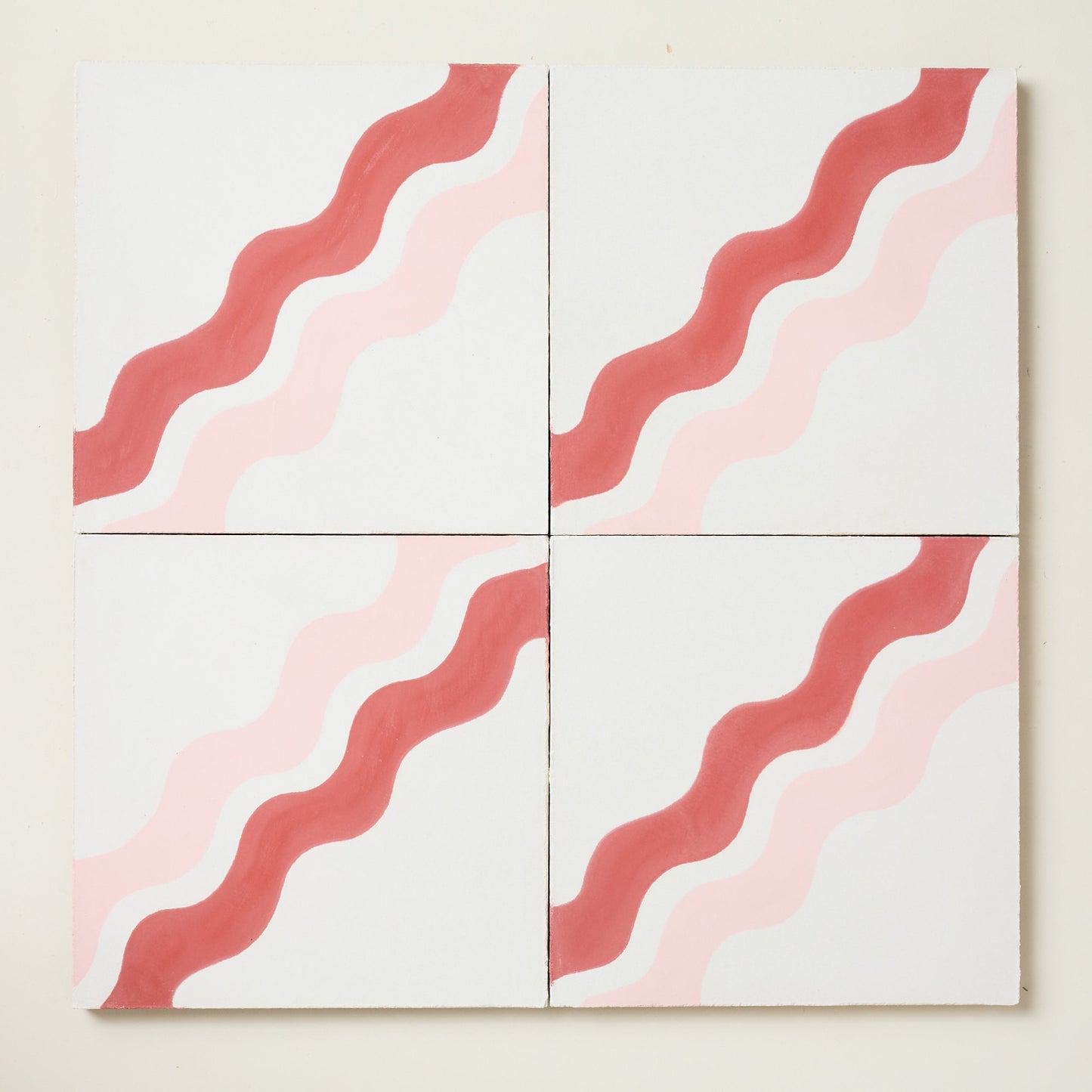 Ric Rac Bubblegum Two Cement Tile