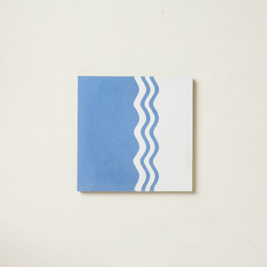 Ric Rac Glacier Mint One Cement Tile
