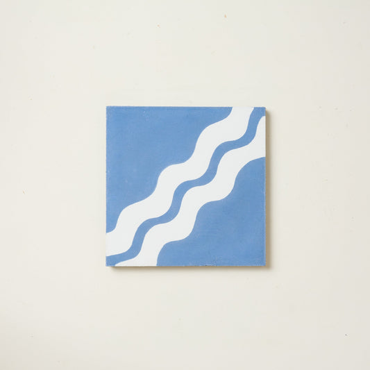 Ric Rac Glacier Mint Two Cement Tile