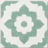 Tealish Santona Cement Tile