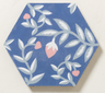 Fresa Blue Hexagonal Cement Tile