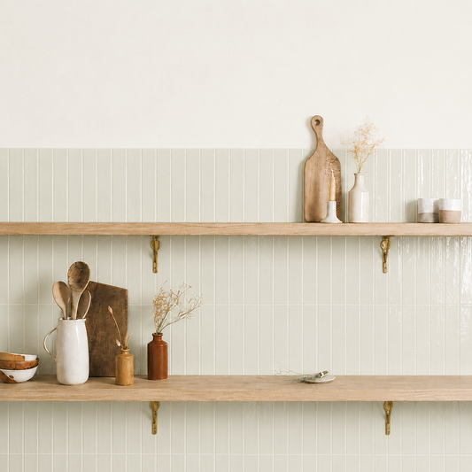 Silt Water Glazed Skinny Metro Tile