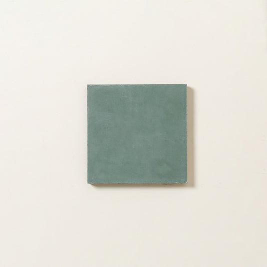 Small Tealish Cement Tile