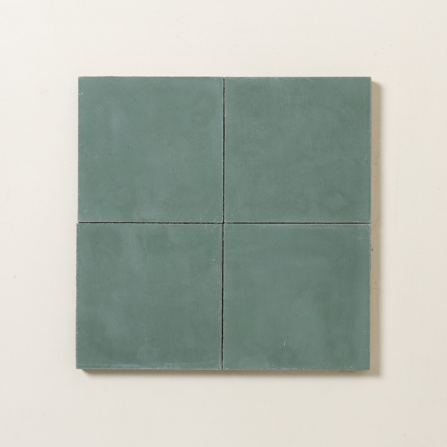 Small Tealish Cement Tile