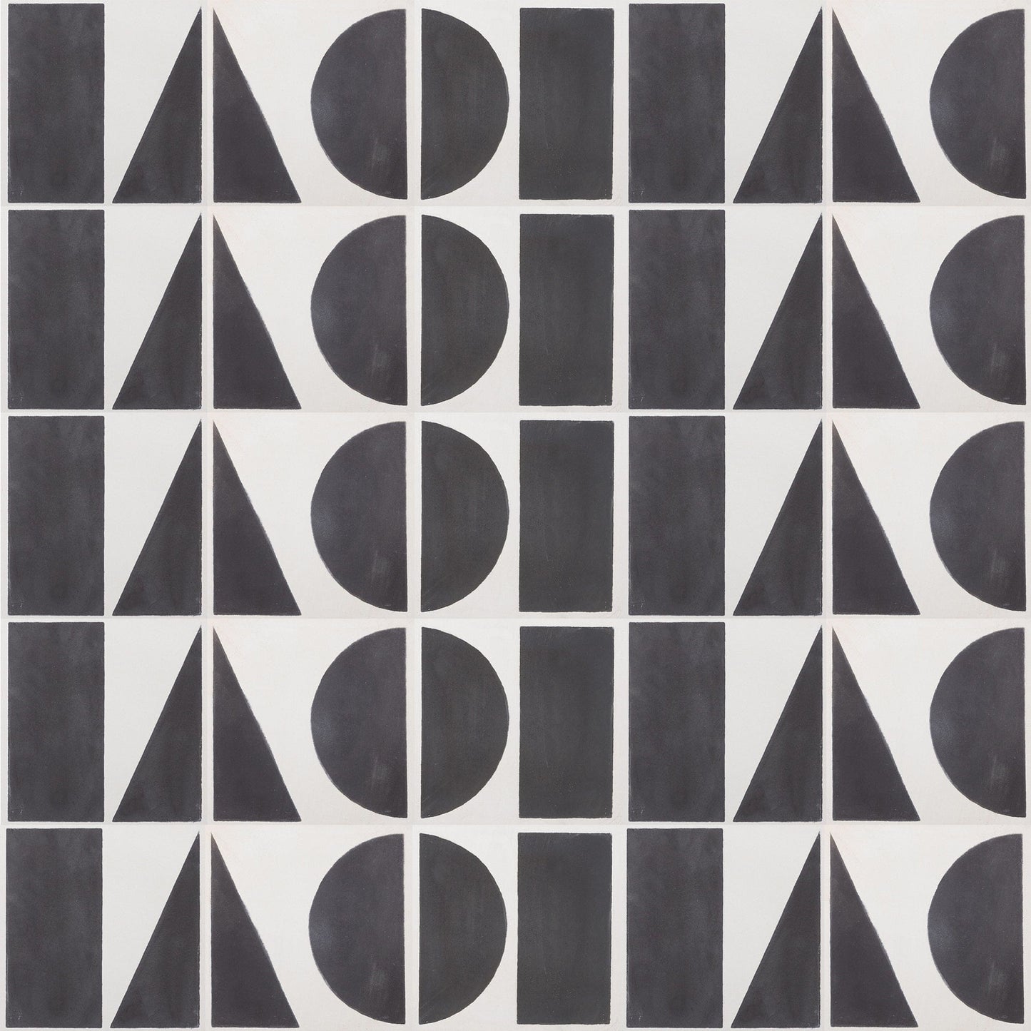 Soot Split Shift Porcelain Tiles