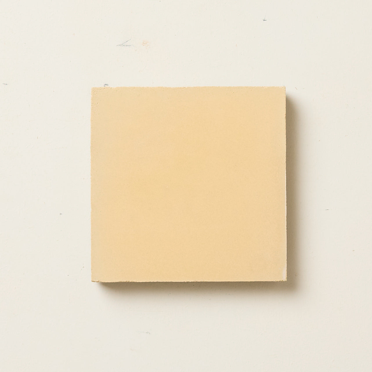 Grubby Yellow Square Cement Tile