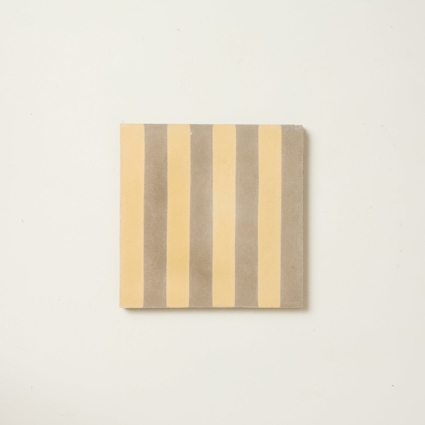 Grubby Yellow Midi Stripe Cement Tile