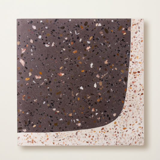 Squarish on Four Terrazzo Reverse Tutti Frutti
