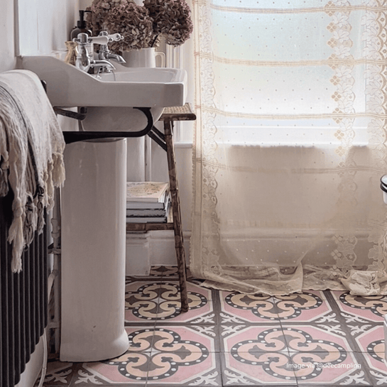 Customer photo showing Bert &amp; May tiles in use