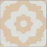 Inverse Apricot Santona Cement Tile