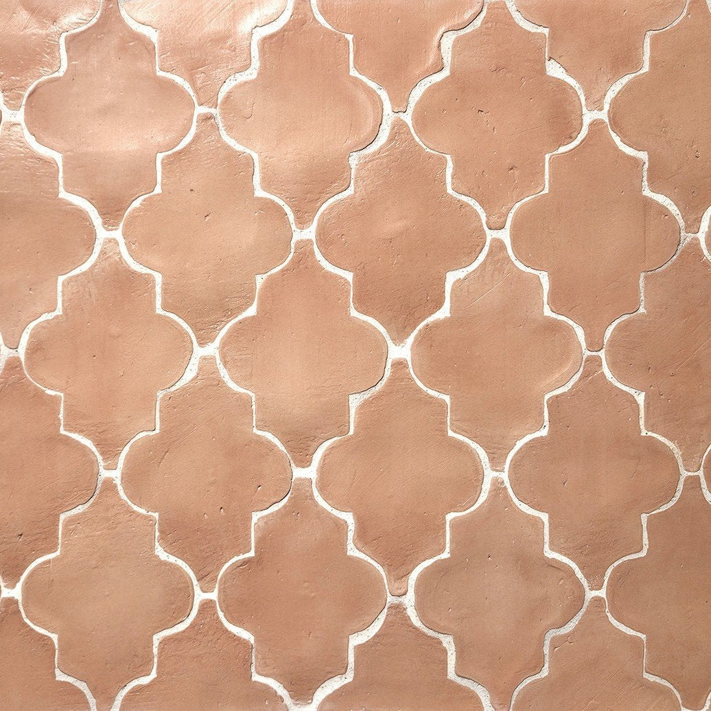 Handmade Peachy Terracotta - Arabesque