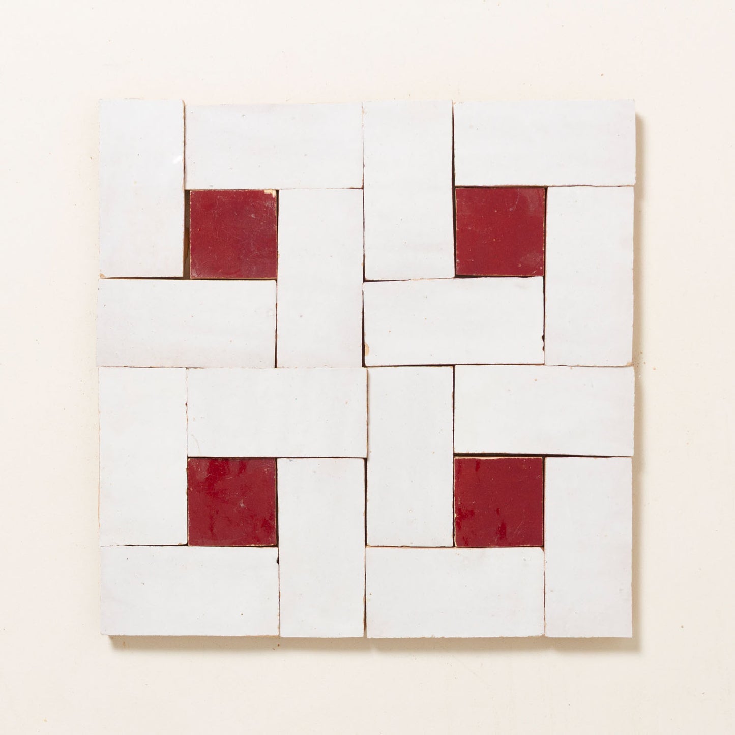 Garnet Basketweave Zellige