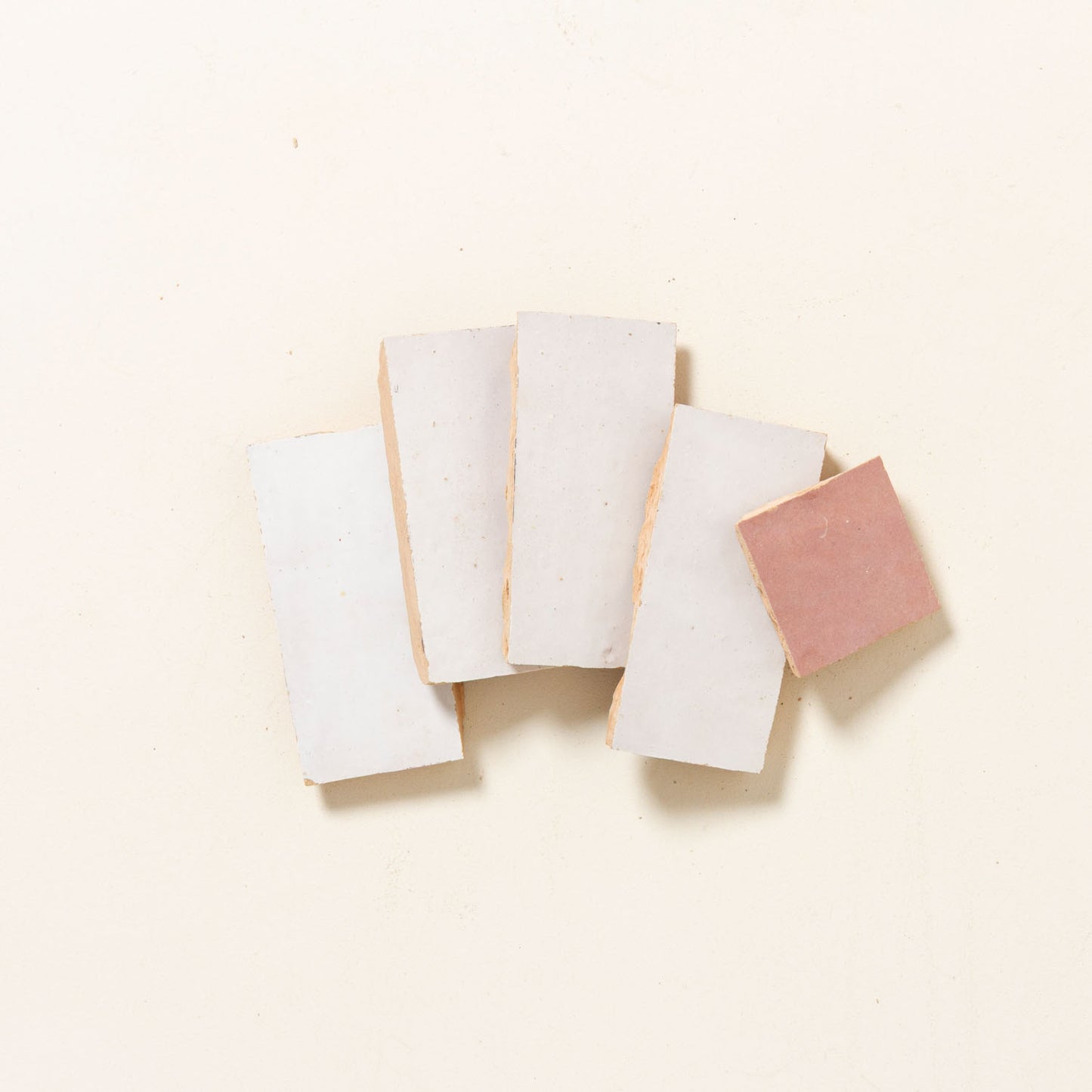 Leather Pale Basketweave Zellige