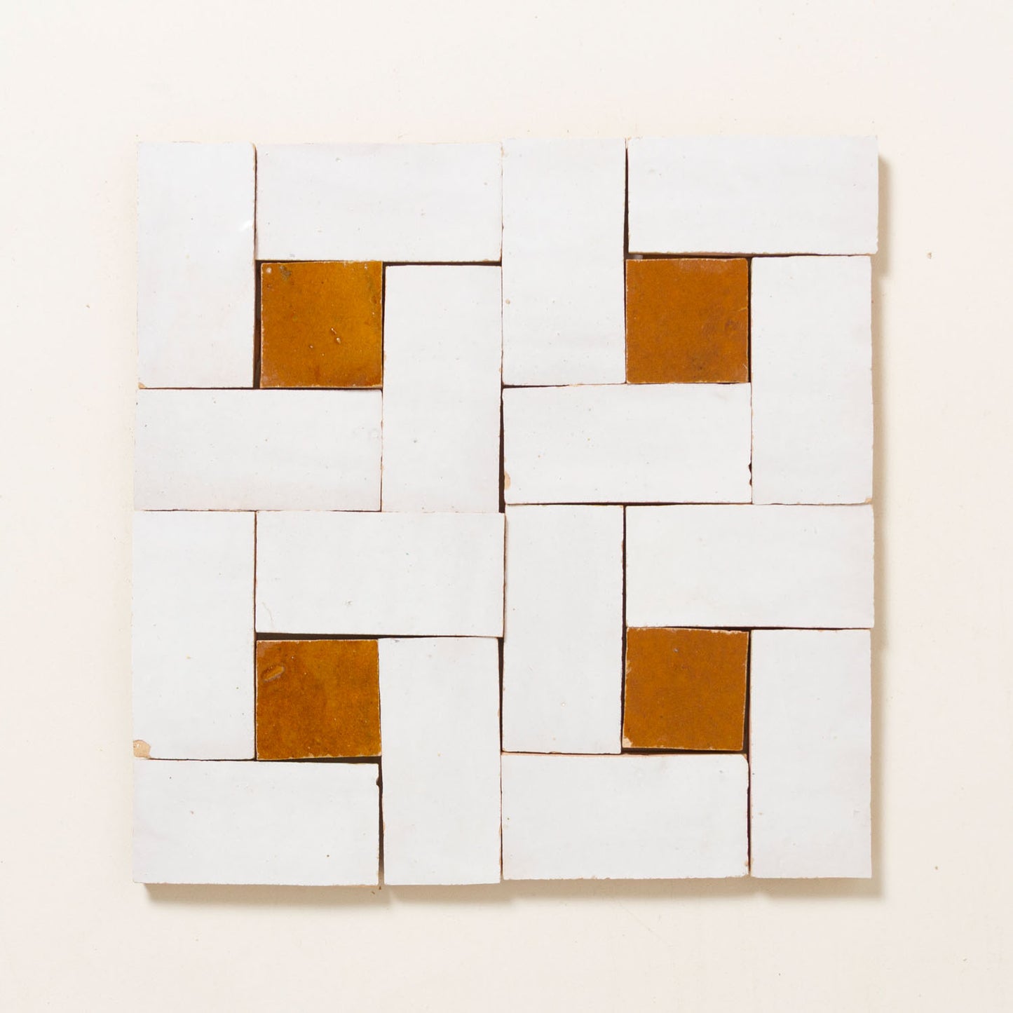Ochre Basketweave Zellige
