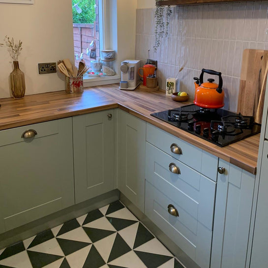 Customer photo showing Bert &amp; May tiles in use