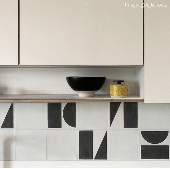 Customer photo showing Bert &amp; May tiles in use