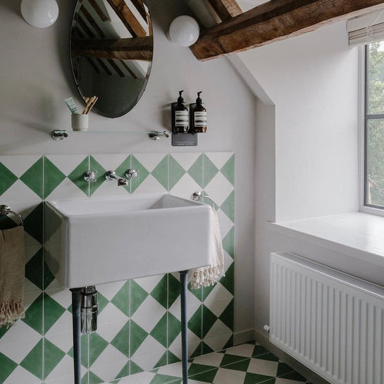 Customer photo showing Bert &amp; May tiles in use