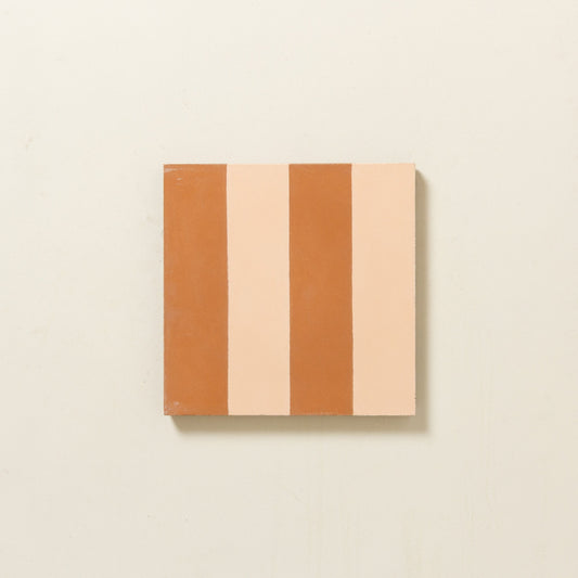 Wide Stripe in Rusty and Cobbler