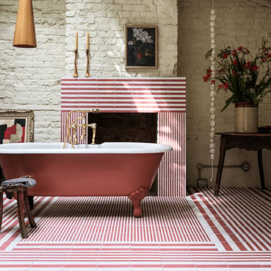 Sour Face Midi Stripe Porcelain Tile