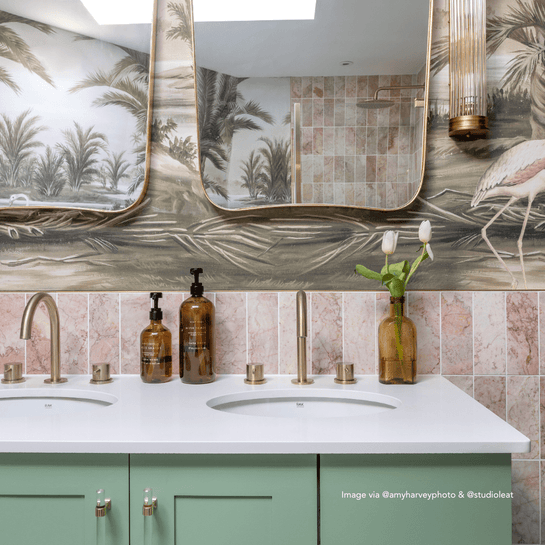 Customer photo showing Bert &amp; May tiles in use