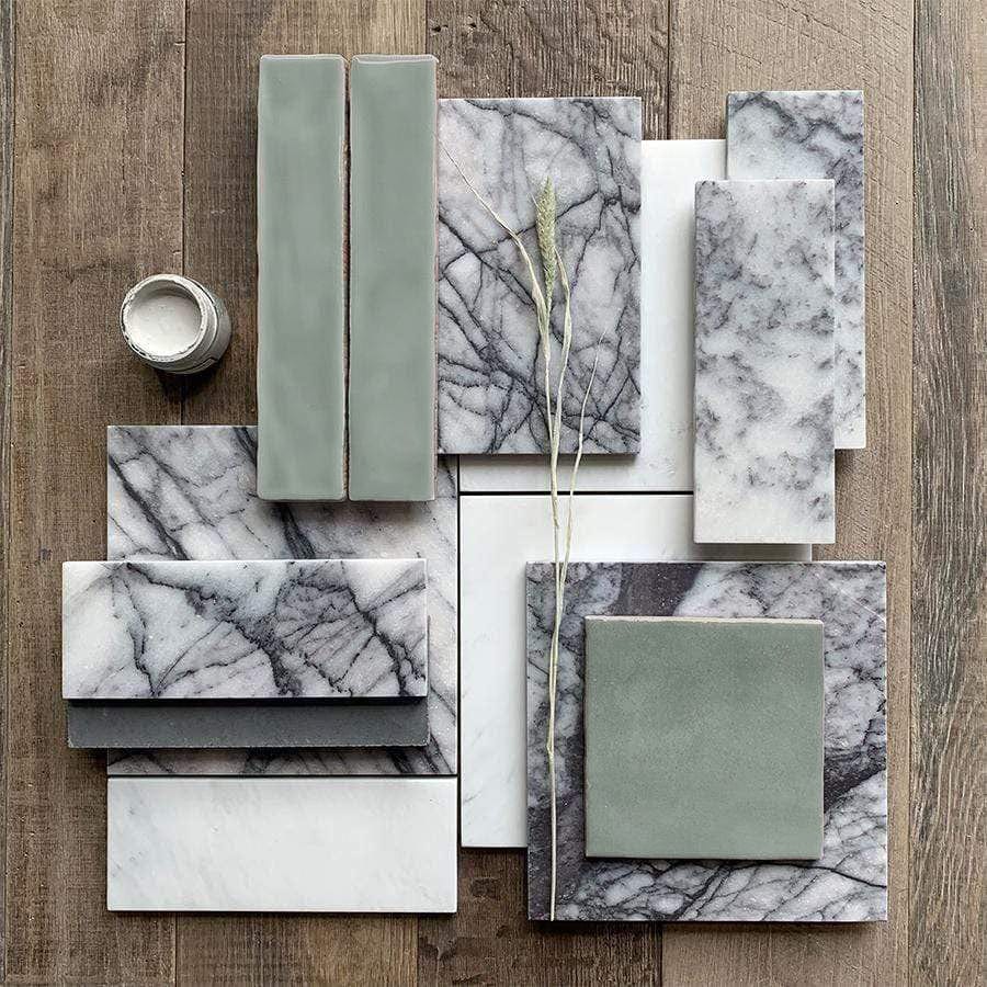 Silt Water Glazed Skinny Metro Tile