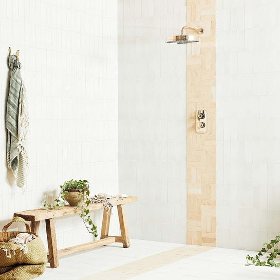 Brighton Stone Herringbone Tile Tiles - Handmade