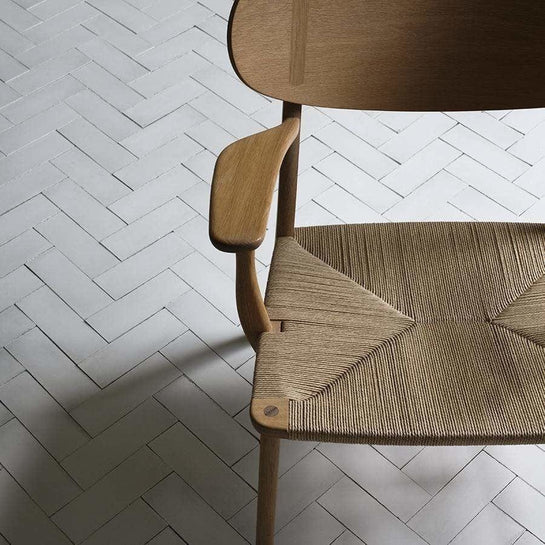 Brighton Stone Herringbone Tile Tiles - Handmade